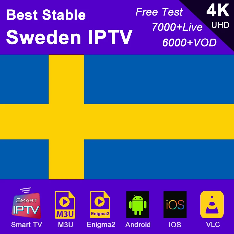 Швеция IP tv подписка m3u abonnement США Канада Испания Франция Германия Португалия