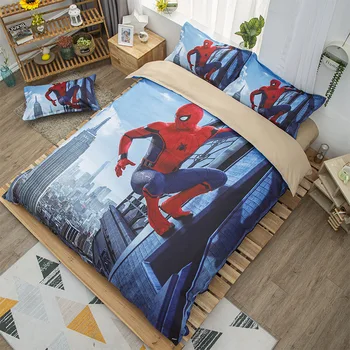 Spider-Man bed linen Duvet Covers Pillowcases kids bed set super hero comforter bedding sets bedclothes king size drop ship 
Spider-Man bed linen Duvet Covers Pillowcases kids bed set super hero comforter bedding sets bedclothes king size drop ship