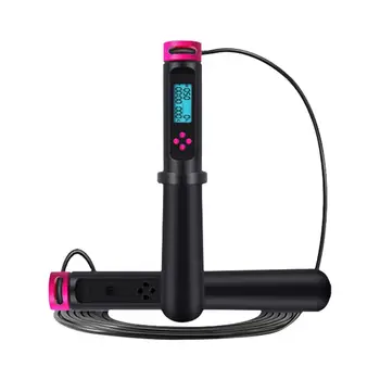 Electronic Counting Skipping Special Training Timing Skipping Smart Counting Timing Night Vision Function Electronic Jumping Rop
Electronic Counting Skipping Special Training Timing Skipping Smart Counting Timing Night Vision Function Electronic Jumping Rop