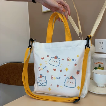 NEW Original Design Cartoon Canvas Bag Cute Bunny And Bear Portable Lunch Bag Student Girl Art Canvas Bag Class Bag
NEW Original Design Cartoon Canvas Bag Cute Bunny And Bear Portable Lunch Bag Student Girl Art Canvas Bag Class Bag