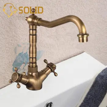 Antique Brass Faucet 360 Swivel Bathroom Basin Sink Mixer Tap Rotary Switch Home Improvement Accessories
Antique Brass Faucet 360 Swivel Bathroom Basin Sink Mixer Tap Rotary Switch Home Improvement Accessories