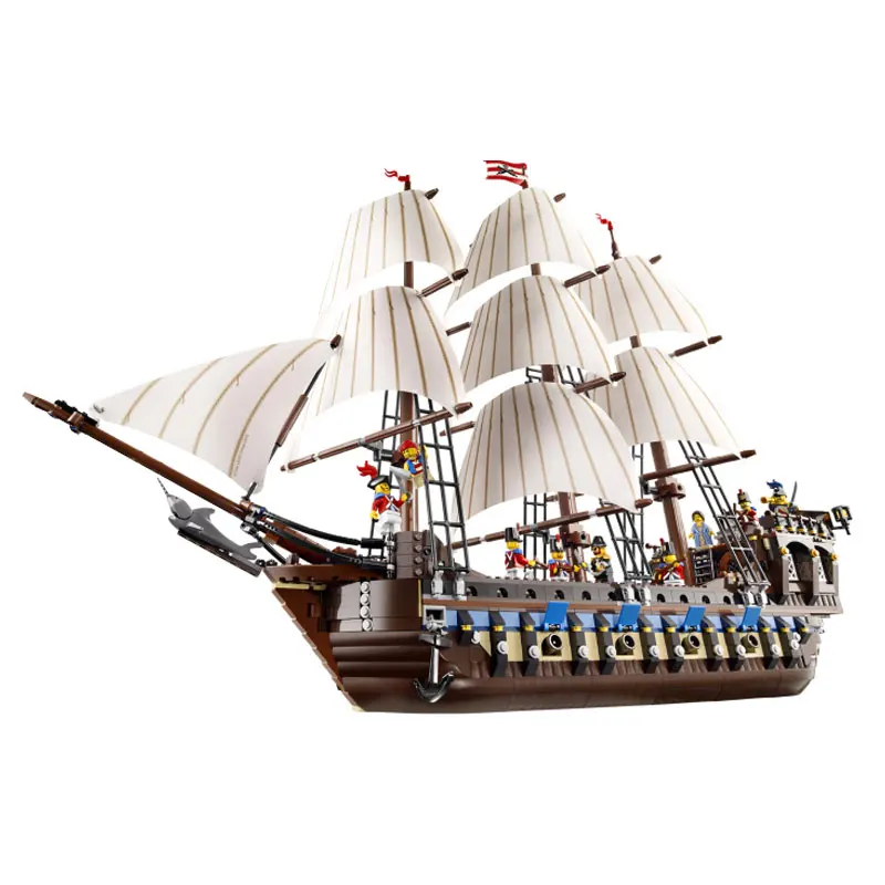 1717Pcs Imperiaie Flagship War Pirates Caribbeaned Ship Compatible Legoinglys Ideas 22001 Model Building Blocks Bricks Toys Gift
1717Pcs Imperiaie Flagship War Pirates Caribbeaned Ship Compatible Legoinglys Ideas 22001 Model Building Blocks Bricks Toys Gift