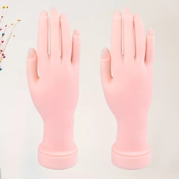 2pcs Nail Art Practice Fake Hand Rubber Training Model Nail Tips Insertable Hand Manicure Tool 
2pcs Nail Art Practice Fake Hand Rubber Training Model Nail Tips Insertable Hand Manicure Tool