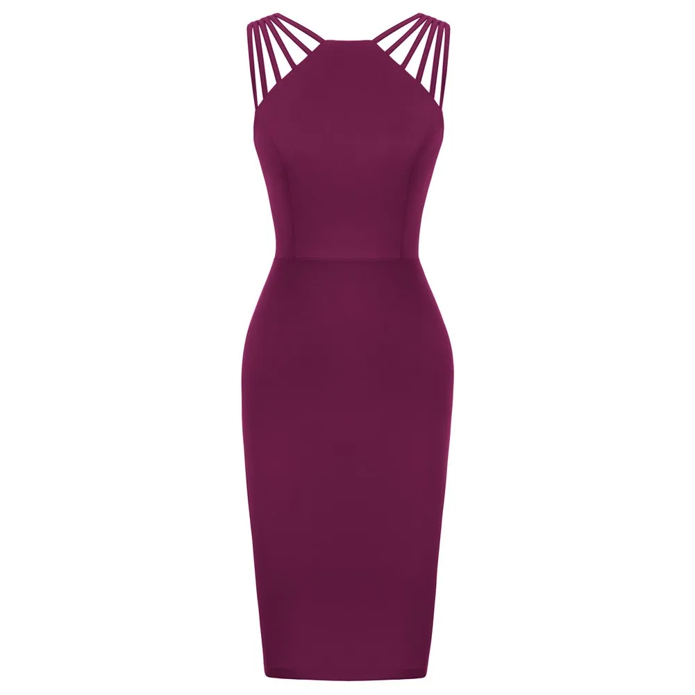 GK Women Strappy Pencil Dress Backless Back Split Hips-Wrapped Sexy Bag Strap Shoulder Strap Bag Hip Dress Hidden Zipper
GK Women Strappy Pencil Dress Backless Back Split Hips-Wrapped Sexy Bag Strap Shoulder Strap Bag Hip Dress Hidden Zipper