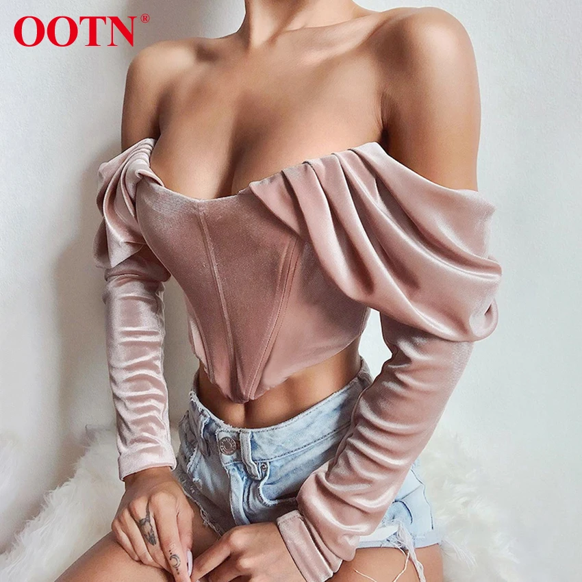 OOTN Asymmetry Off Shoulder Shirt Top Women Blouse Sexy Pink Velvet Long Sleeve Tunic Blouse Female Ruched Crop Tops Streetwear
OOTN Asymmetry Off Shoulder Shirt Top Women Blouse Sexy Pink Velvet Long Sleeve Tunic Blouse Female Ruched Crop Tops Streetwear