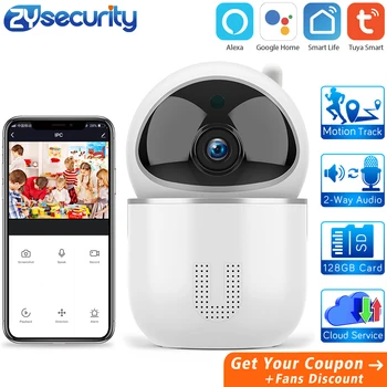 Tuya IP Camera Works With Alexa Home Security Wireless Camera Auto Tracking Surveillance Camera CCTV Cloud SD Card PTZ Camera
Tuya IP Camera Works With Alexa Home Security Wireless Camera Auto Tracking Surveillance Camera CCTV Cloud SD Card PTZ Camera