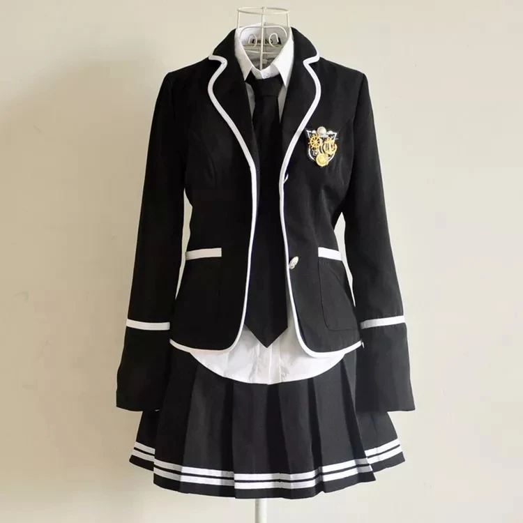 Spring and Autumn New Korean College Wind School Uniform Set British Women's Class Service Small Suit Jacket Pleated Skirt Suit
Spring and Autumn New Korean College Wind School Uniform Set British Women's Class Service Small Suit Jacket Pleated Skirt Suit