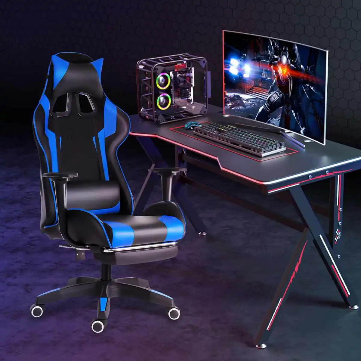 WCG Gamer Chair Gaming Computer Chair Leather Office Chair Furniture WCG Game Chairs Desk Chair Internet Racing Gamer Chairs WCG Gamer Chair Gaming Computer Chair Leather Office Chair Furniture WCG Game Chairs Desk Chair Internet Racing Gamer Chairs