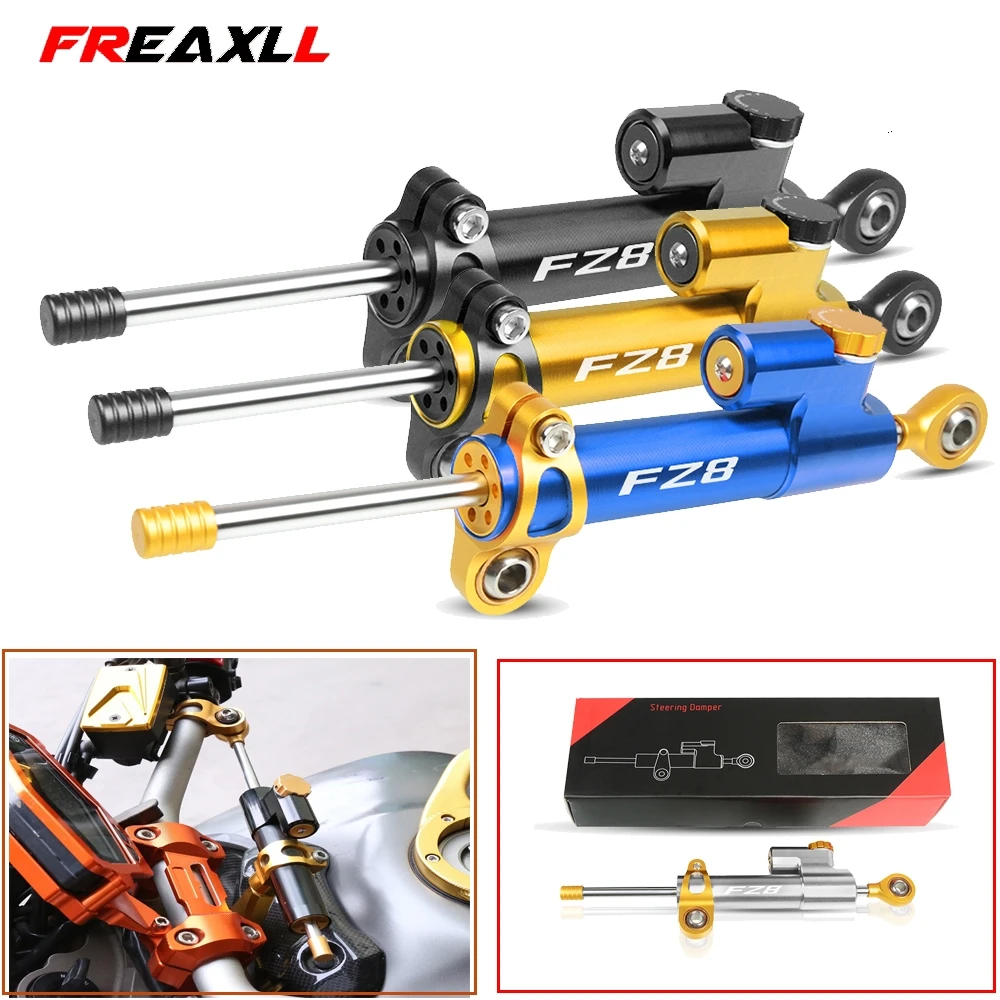 For Yamaha FZ8 FZ 8 2011 2012 2013 2014 2015 Moto CNC Motorcycle Steering Damper Stabilizer Linear Reversed Safety Control Over
For Yamaha FZ8 FZ 8 2011 2012 2013 2014 2015 Moto CNC Motorcycle Steering Damper Stabilizer Linear Reversed Safety Control Over