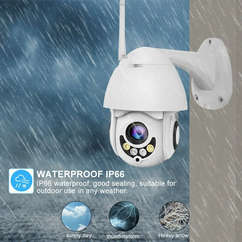 1080P 7LED PTZ Mini WIFI Outdoor Dome Home Security IP Camera Wireless HD 2MP CCTV Onvif Waterproof Night Vision with TF Card
1080P 7LED PTZ Mini WIFI Outdoor Dome Home Security IP Camera Wireless HD 2MP CCTV Onvif Waterproof Night Vision with TF Card
