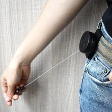 100CM Elastic Steel Wire Rope Keychain Sports Retractable Alarm Key Chain Anti-lost Telescopic Keyring Accessory Keys Trinket
100CM Elastic Steel Wire Rope Keychain Sports Retractable Alarm Key Chain Anti-lost Telescopic Keyring Accessory Keys Trinket