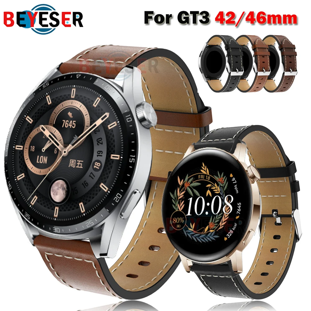 Leather Wrist Band For Huawei Watch GT 3 GT3 42mm 46mm Strap Bracelet Watch GT2E GT 2 Pro/GT Runner 46mm 20mm 22mm Watchband
Leather Wrist Band For Huawei Watch GT 3 GT3 42mm 46mm Strap Bracelet Watch GT2E GT 2 Pro/GT Runner 46mm 20mm 22mm Watchband