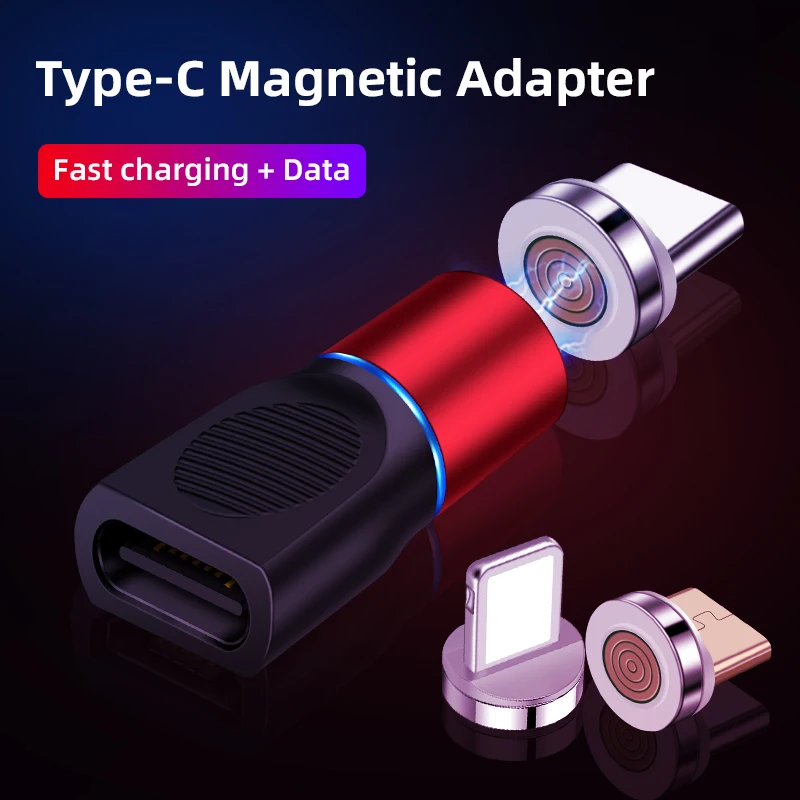 Micro USB Type C Conversion Magnetic Adapter for iPhone / Android 3-in-1 Data Line Converter Adapter Micro USB to Type C
Micro USB Type C Conversion Magnetic Adapter for iPhone / Android 3-in-1 Data Line Converter Adapter Micro USB to Type C