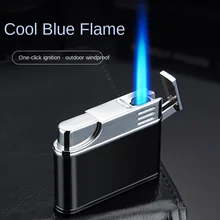 Straight Metal Lighter New Personality Cool Windproof Cigarette Lighter One-click Ignition Inflatable Lighter Men's Products
Straight Metal Lighter New Personality Cool Windproof Cigarette Lighter One-click Ignition Inflatable Lighter Men's Products