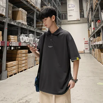 Brand Youth Men Students Short sleeve Cotton T-shirts print summer casual Polo color t shirts
Brand Youth Men Students Short sleeve Cotton T-shirts print summer casual Polo color t shirts