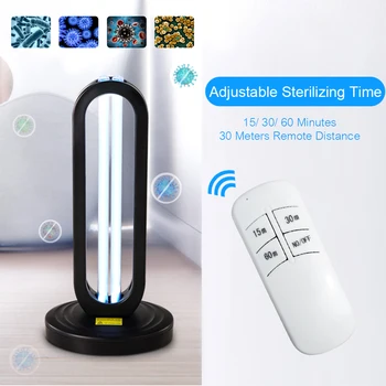 Remote Control Ultraviolet Sterilizing Lamp 38W UV Disinfection Light High Ozone UV Germicidal Lamp Ultraviolet Sterilizer Light
Remote Control Ultraviolet Sterilizing Lamp 38W UV Disinfection Light High Ozone UV Germicidal Lamp Ultraviolet Sterilizer Light