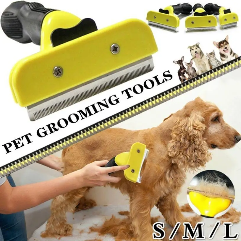 2020 Comfortable Dog/Cat Hair Removal Comb Pet Grooming Comb Pet Comb Hair Removal Tool Puppy Kitten Hair Shedding Trimmer Combs 
2020 Comfortable Dog/Cat Hair Removal Comb Pet Grooming Comb Pet Comb Hair Removal Tool Puppy Kitten Hair Shedding Trimmer Combs
