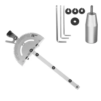 Aluminum 0-90 Degree 450mm Angle Miter Gauge Sawing Assembly Ruler Woodworking Tool for Table Saw Router
Aluminum 0-90 Degree 450mm Angle Miter Gauge Sawing Assembly Ruler Woodworking Tool for Table Saw Router