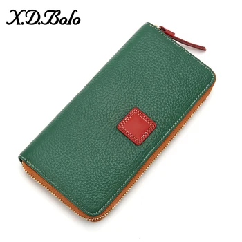 XDBOLO Leather Wallet Women Luxury Brand Design Women Long Zipper Ladies Coin Purse Real Leather Female Clutch Card Holder 
XDBOLO Leather Wallet Women Luxury Brand Design Women Long Zipper Ladies Coin Purse Real Leather Female Clutch Card Holder