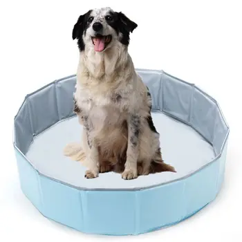 Dog Bathing Tub Collapsible PVC Foldable Pet Shower Outdoor Grooming Swimming Pool Playing Pond for Small Dog Cat in Summer C42
Dog Bathing Tub Collapsible PVC Foldable Pet Shower Outdoor Grooming Swimming Pool Playing Pond for Small Dog Cat in Summer C42