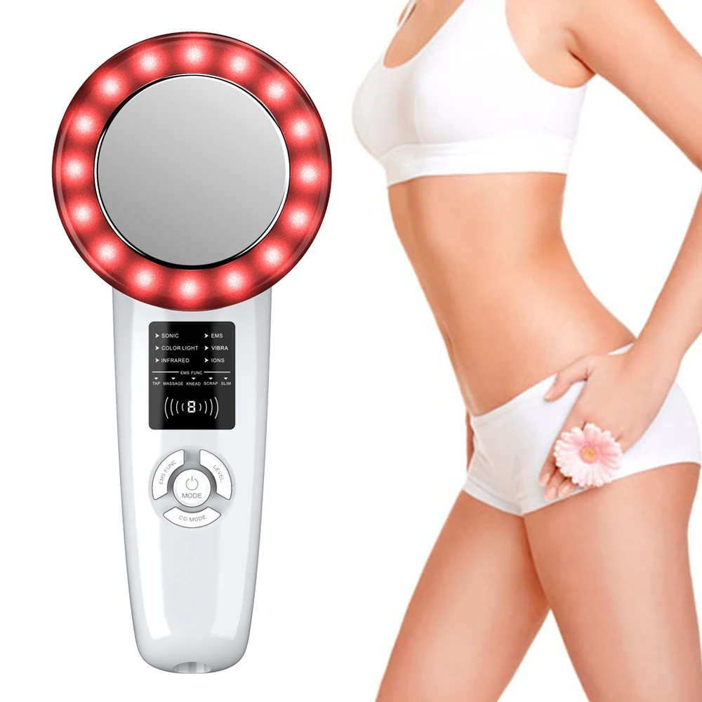 6 in 1 Ultrasonic Cavitation Body Slimming Fat Machine Anti Cellulite Ultrasound Galvanic Infrared LED Photon Facial Massager
6 in 1 Ultrasonic Cavitation Body Slimming Fat Machine Anti Cellulite Ultrasound Galvanic Infrared LED Photon Facial Massager
