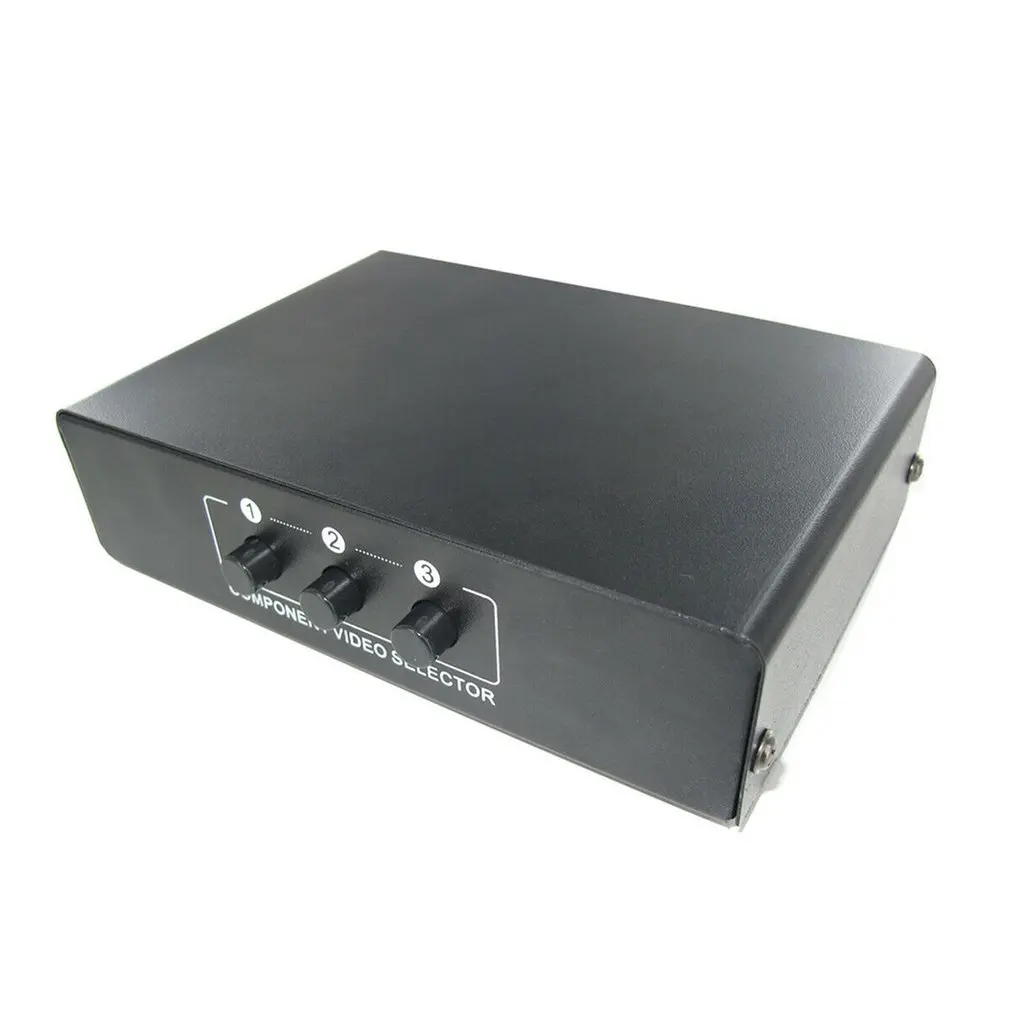 3-Way Component AV Switch Selector 3 in 1 Out Switcher for Xbox 360 for Wii for PS3 for PS4 Converter
3-Way Component AV Switch Selector 3 in 1 Out Switcher for Xbox 360 for Wii for PS3 for PS4 Converter