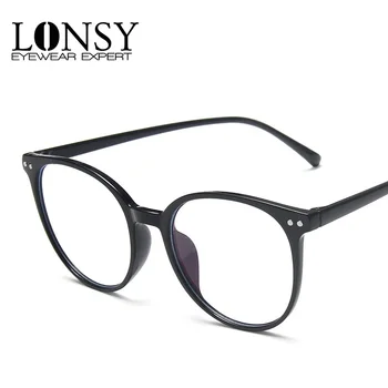 LONSY NEW Brand Design Round Glasses Frame Women Men Anti Blue Light Transparent Lens Optical Frame Fashion Computer Eyeware
LONSY NEW Brand Design Round Glasses Frame Women Men Anti Blue Light Transparent Lens Optical Frame Fashion Computer Eyeware