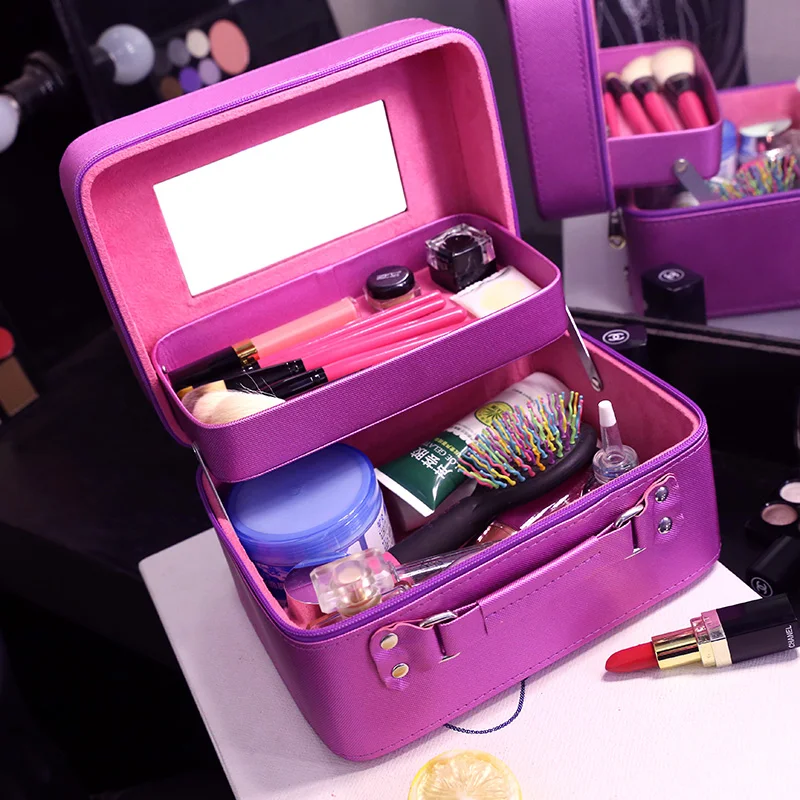 Double multi-functional makeup case girls net red large capacity simple handbag large skin care storage box portable
Double multi-functional makeup case girls net red large capacity simple handbag large skin care storage box portable