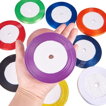 10Rolls 25yards/roll High Dense Polyester Satin Ribbons Mixed Color 3/8"(9~10mm)
10Rolls 25yards/roll High Dense Polyester Satin Ribbons Mixed Color 3/8"(9~10mm)
