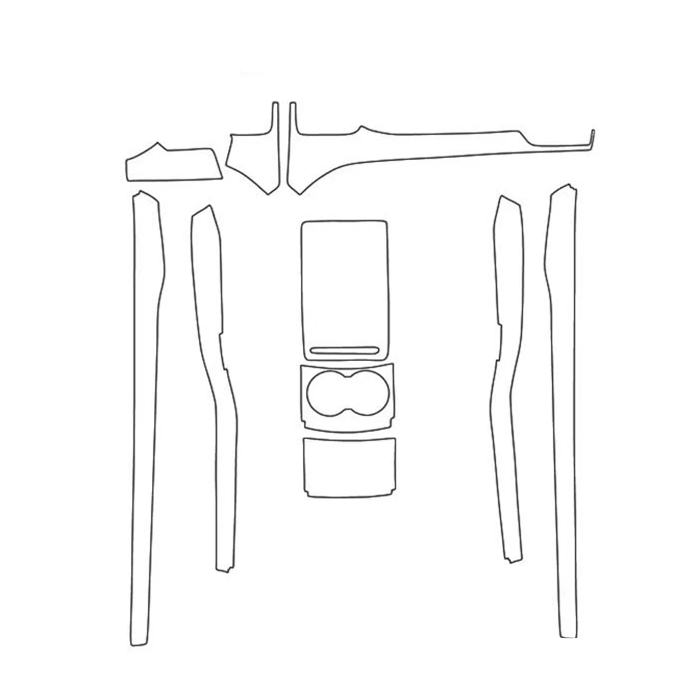 Anti Scratch Thin Interior Transparent Accessories Tensile Invisible Central Console Durable Protective Film Set Model-3 Model X
Anti Scratch Thin Interior Transparent Accessories Tensile Invisible Central Console Durable Protective Film Set Model-3 Model X