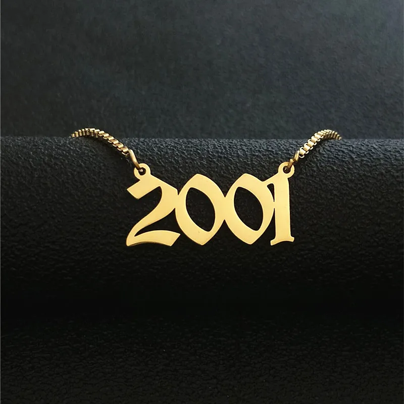 Custom Old English Number Necklace Gold Box Chain Personalized Birth Date Year Pendant Choker Birthday Gift For Kids BFF Jewelry
Custom Old English Number Necklace Gold Box Chain Personalized Birth Date Year Pendant Choker Birthday Gift For Kids BFF Jewelry