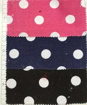 12OZ Gram weight 1.7CM big circle dot printed cotton canvas material fabrics 
12OZ Gram weight 1.7CM big circle dot printed cotton canvas material fabrics