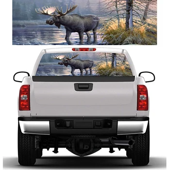 Car Stickers Forest Moose Pattern Rear Window Decal Auto Vinyl Film Stickers Universal Car Pickup Accessories 
Car Stickers Forest Moose Pattern Rear Window Decal Auto Vinyl Film Stickers Universal Car Pickup Accessories