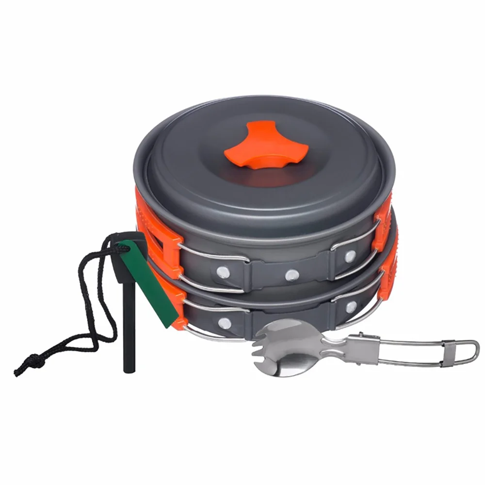 9pcs/Set Camping Cookware Utensils Dishes Outdoor Cooking Teapot Picnic Tableware Kettle Pot Frying Pan Camping Equipment
9pcs/Set Camping Cookware Utensils Dishes Outdoor Cooking Teapot Picnic Tableware Kettle Pot Frying Pan Camping Equipment