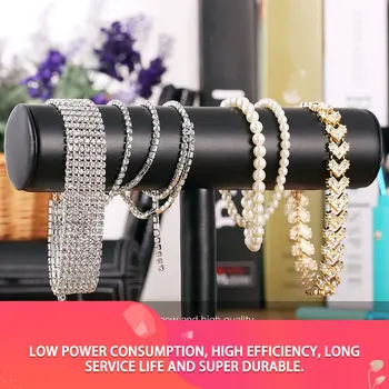 Black Velvet/Leather T Bar Jewelry Rack Organizer Hard Stand Holder for Bracelet Chain Necklace Watch Fashion Jewelry Display
Black Velvet/Leather T Bar Jewelry Rack Organizer Hard Stand Holder for Bracelet Chain Necklace Watch Fashion Jewelry Display