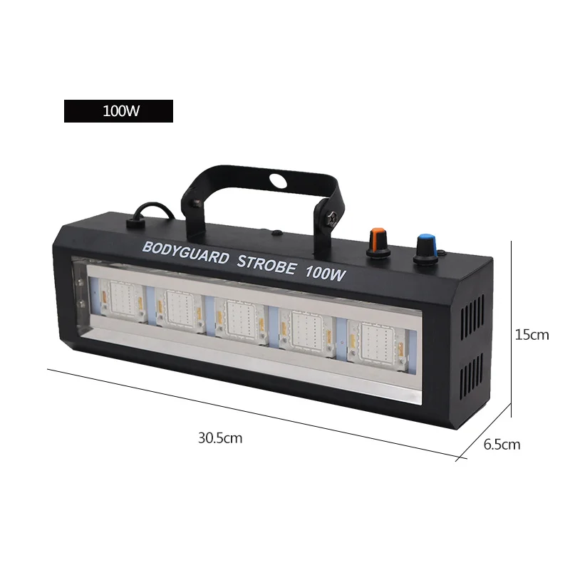 High quality LED 100W strobe light support white and RGB color with sound control for disco dj party wedding LED flash light
High quality LED 100W strobe light support white and RGB color with sound control for disco dj party wedding LED flash light
