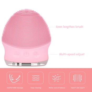 Mini Face Cleansing Brush Silicone Electric Facial Cleanser Face Wash Face cleanser Sonic IPX7 Waterproof Facial Cleansing Brush
Mini Face Cleansing Brush Silicone Electric Facial Cleanser Face Wash Face cleanser Sonic IPX7 Waterproof Facial Cleansing Brush