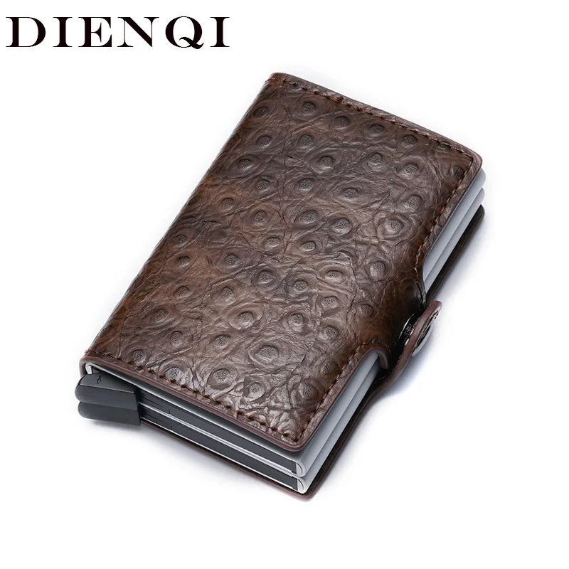 DIENQI Men Rfid Credti Card Holder Wallet Case Protective Business Protection Aluminum Metal for Cards | Багаж и сумки