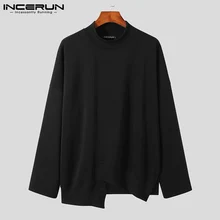 INCERUN Tops 2021 Men's Long-sleeved Sweatshirt Loose Comeforable Handsome Well Fitting Jackets Solid All-macth Sweater S-5XL
INCERUN Tops 2021 Men's Long-sleeved Sweatshirt Loose Comeforable Handsome Well Fitting Jackets Solid All-macth Sweater S-5XL