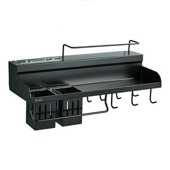 Kitchen shelf 304 stainless steel pendant wall hanging kitchen hardware knife holder spice rack kitchen supplies 
Kitchen shelf 304 stainless steel pendant wall hanging kitchen hardware knife holder spice rack kitchen supplies