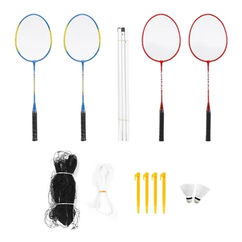 Outdoor Sports Badminton Set Badminton Rackets Birdies Net Adjustable Polls Beach Backyard tennis Ball badminton shuttlecock
Outdoor Sports Badminton Set Badminton Rackets Birdies Net Adjustable Polls Beach Backyard tennis Ball badminton shuttlecock