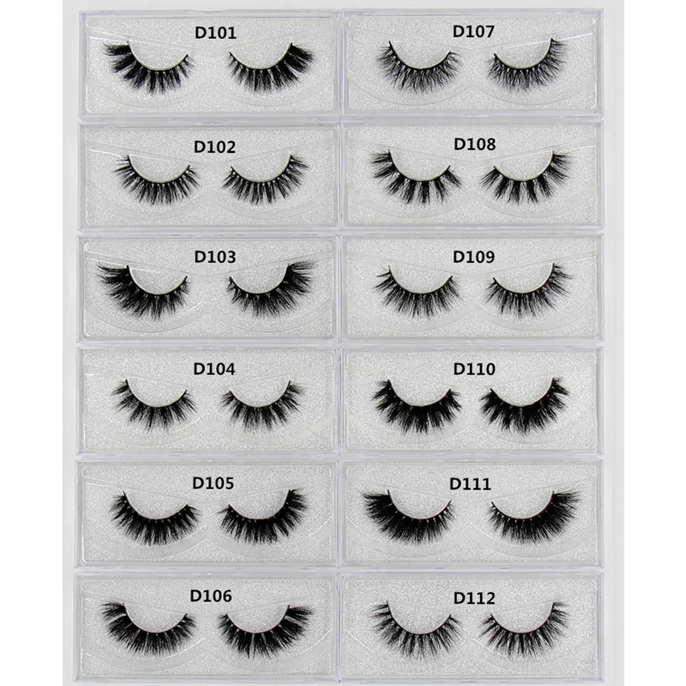 

SOQOZ Eyelashes 3D Mink False Eyelashes 100% Hand Made Lashes Natural Long Cruelty Free Thick Eyelash Dramatic Lashes D102