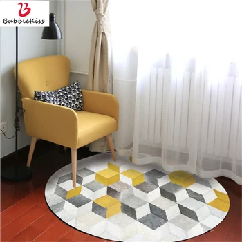 Bubble Kiss Carpets for Bed Room Nordic Style Geometric Round Carpet Home Decor Living Room Rug Bedroom Decor Anti-Slip Carpet 
Bubble Kiss Carpets for Bed Room Nordic Style Geometric Round Carpet Home Decor Living Room Rug Bedroom Decor Anti-Slip Carpet