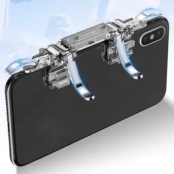 K19 Six finger Pubg Trigger Gamepad L1 R1 Phone Fire Button Aim Key Shooter Pubg Controller For iphone Android
K19 Six finger Pubg Trigger Gamepad L1 R1 Phone Fire Button Aim Key Shooter Pubg Controller For iphone Android