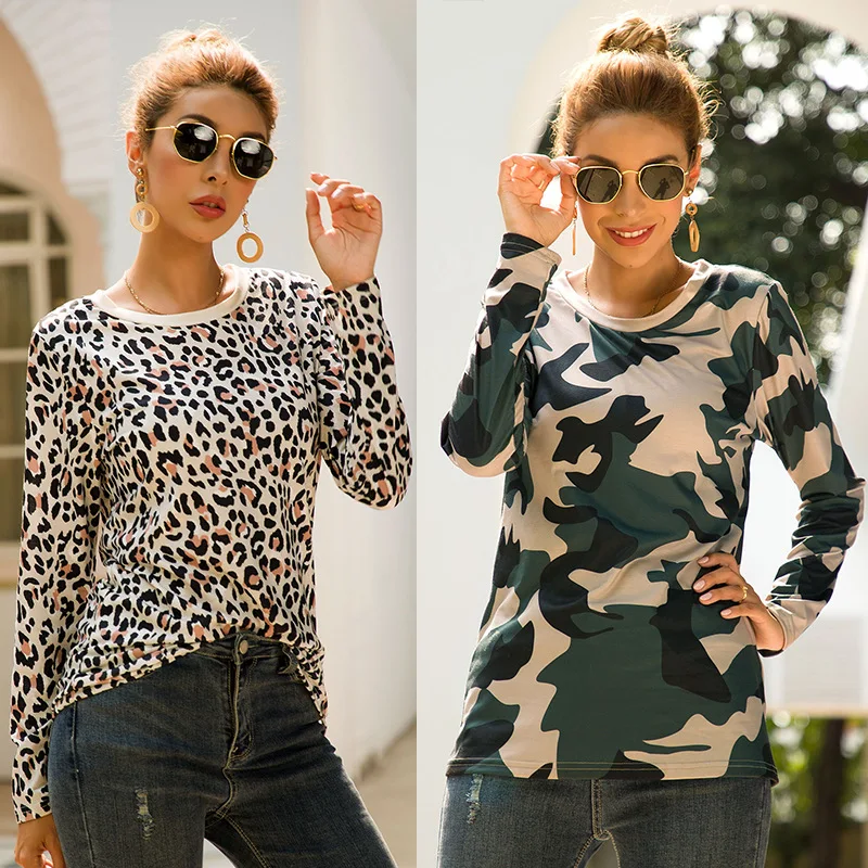 Christmas Long Sleeve Casual Autumn Winter T-Shirts for Women Leopard Camouflage Santa Print O-Neck Slim Streetwear Tops
Christmas Long Sleeve Casual Autumn Winter T-Shirts for Women Leopard Camouflage Santa Print O-Neck Slim Streetwear Tops