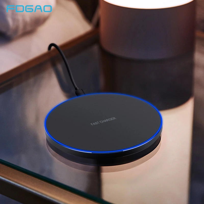 15W Qi Wireless Fast Charger USB Type C QC 3.0 Moblie Phone Quick Charging Pad For iPhone X XS XR Samsung S10 S9 Xiaomi Mi 9
15W Qi Wireless Fast Charger USB Type C QC 3.0 Moblie Phone Quick Charging Pad For iPhone X XS XR Samsung S10 S9 Xiaomi Mi 9