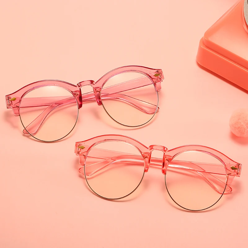 Fashion Half-frame Children Glasses Boy Girl Game Reading Computer Protective Goggle Plain Kids Round Anti Blue Light Eyewear
Fashion Half-frame Children Glasses Boy Girl Game Reading Computer Protective Goggle Plain Kids Round Anti Blue Light Eyewear