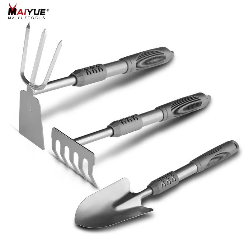 MAIYUE Garden Tool Set Plant Hand Tool Kit Mini Digging Suits Three-piece Shovel Rake Tools
MAIYUE Garden Tool Set Plant Hand Tool Kit Mini Digging Suits Three-piece Shovel Rake Tools