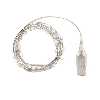 2M20LED-USB Copper Wire Star Lights Decorative Lights with Mini Silver Wire Festive String Lights
2M20LED-USB Copper Wire Star Lights Decorative Lights with Mini Silver Wire Festive String Lights