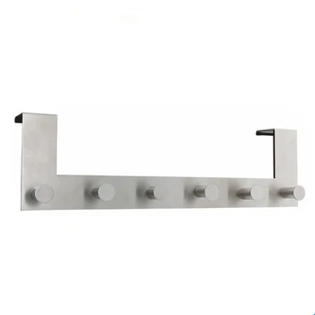 OUNONA Stainless Steel Over the Door Hooks Hanger Rack Clothes for Cloth Pants Hat Towel (6-Hook)
OUNONA Stainless Steel Over the Door Hooks Hanger Rack Clothes for Cloth Pants Hat Towel (6-Hook)